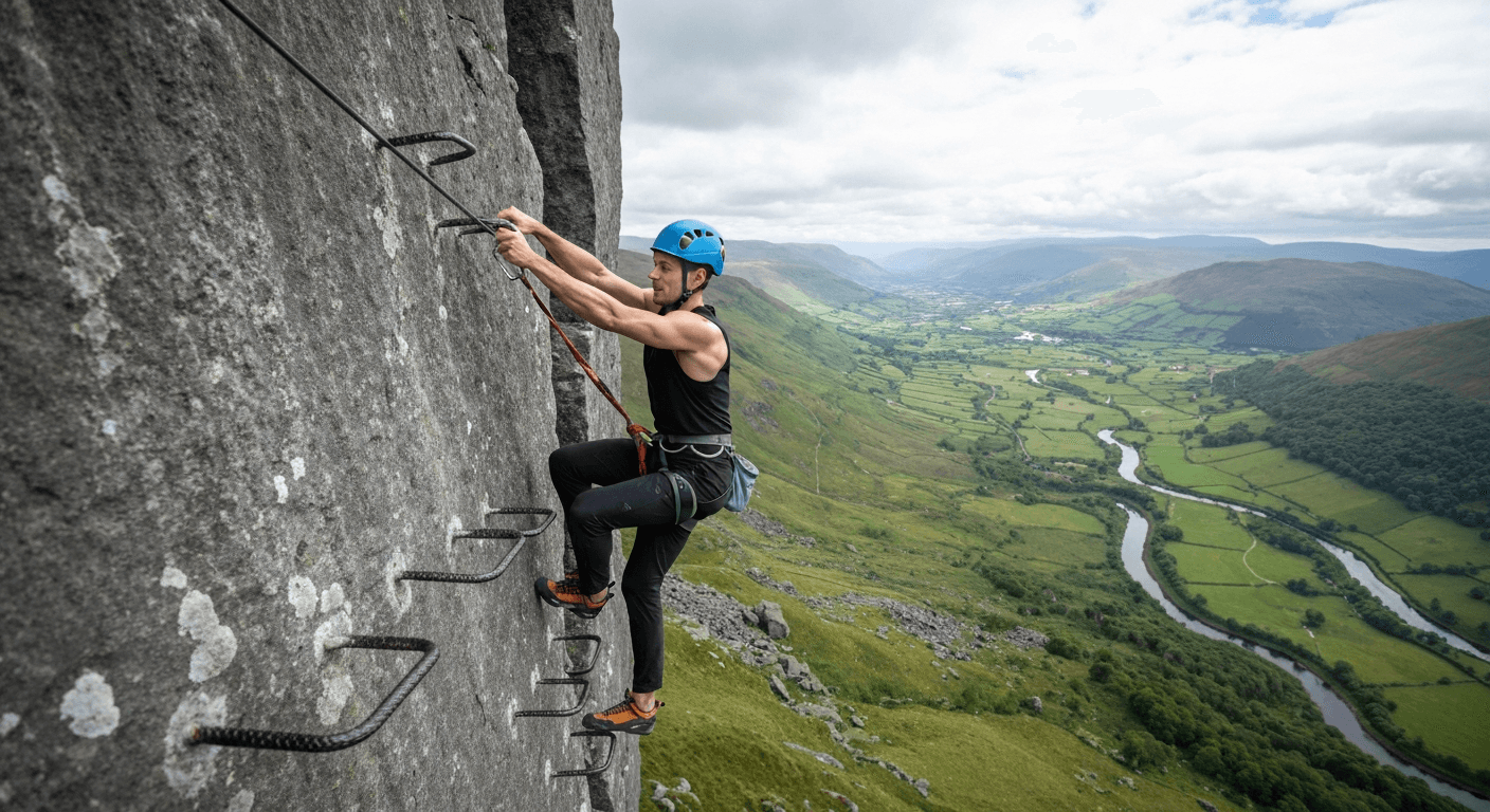 Via Ferrata in Wales
